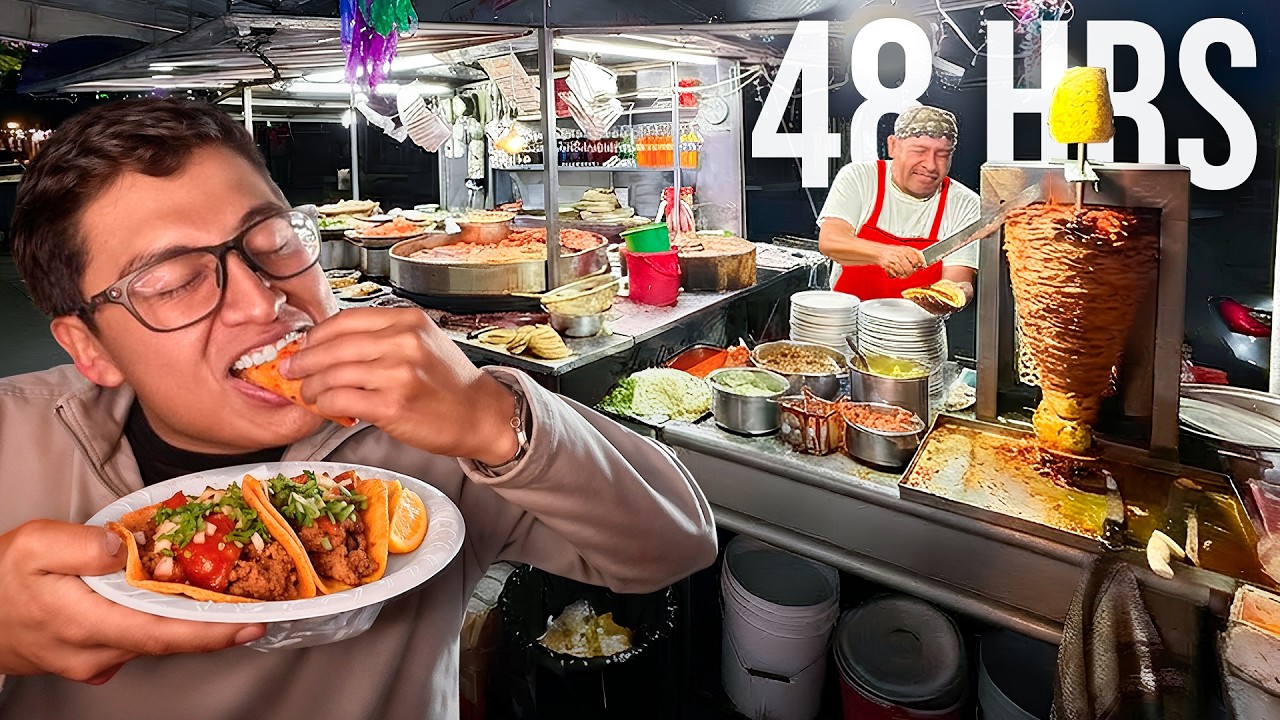 48 HORAS SÓLO COMIENDO TACOS