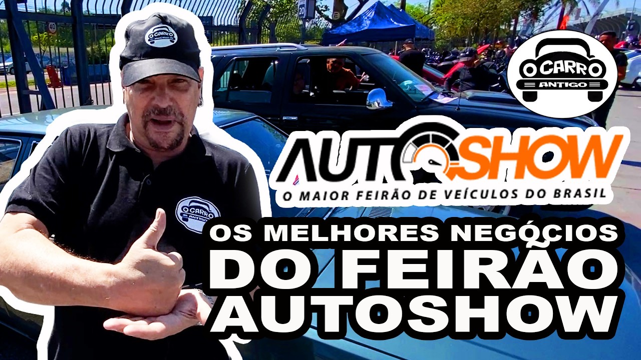 CARROS ANTIGOS, RARIDADES E MUITAS OPORTUNIDADES NO AUTOSHOW NO SAMBODROMO EM SÃO PAULO – SP
