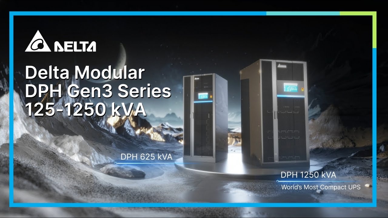 Introducing the AI-Ready Delta DPH Gen3 Modular UPS