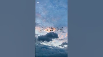 سورة يونس الآية 25💗#قرآن #اسلام_صبحي #راحة_نفسية