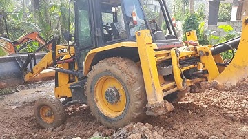 Jcb 3dx moving in slippery road | #jcb3dx #jcbvideo #jcb #jcbmachine #jcbcartoon #jcbtractor