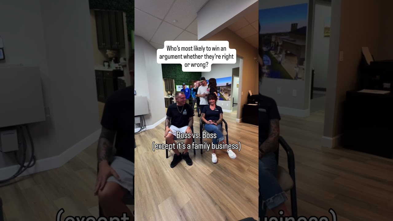 Running a family business summed up in one video 🙃 😅 #EastValleyPools #BackyardOasis