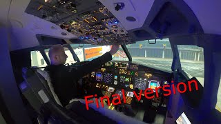 Flight Simulator home setup 737 fully enclosed