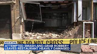 West Side gyro restaurant damaged as smash-and-grab thieves attempt to steal ATM, Chicago police say