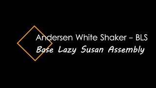 Andersen White Shaker - Base Lazy Susan Assembly - RTA Cabinets