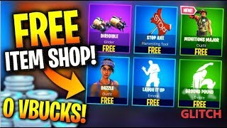 new 0 v bucks item shop glitch in season 8 free item - free v bucks hack season 8