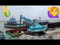 বলগেট থেকে বালু ওঠানো হচ্ছে। Sand unloading from Bolgate. #khokontimes, #ship, #bolgate,