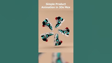 Simple & Professional Sneakers Product Animation in 3ds Max @zna_studio #3dsmax #blender #tyflow