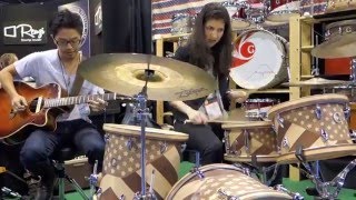 Lorena Perez Batistakohei Ando Billie Jean Drums Namm2016