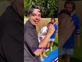 Slippery hopscotch is hilarious 🤣 #slipnslide #fails #challenge