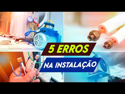 TOP 4 Erros NA INSTALAÇÃO do Ar Condicionado😬