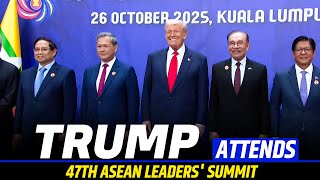 LIVE: U.S. President Donald Trump attends 47th ASEAN Leaders' Summit in Kuala Lumpur | Malaysia