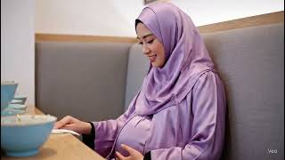 Asian Hijabi Full And Content After Breaking Eating Record 4