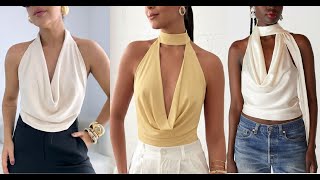 Diy - Como fazer 3 modelos de blusa frente única fácil - aula 487