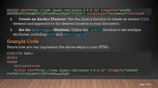 Dynamically Setting data-toggle for Bootstrap Tabs with JavaScript screenshot 4