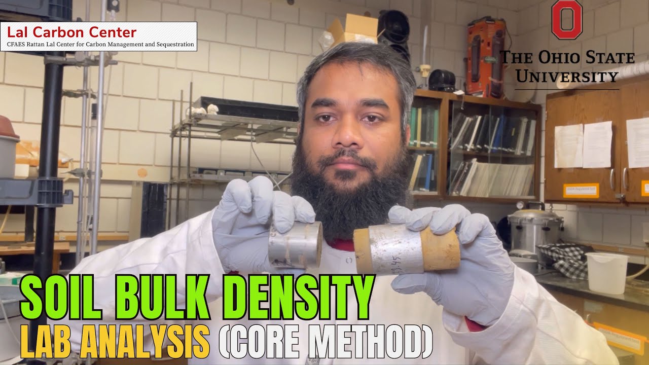 Soil Bulk Density Measurement in the Laboratory (Core Method) - YouTube