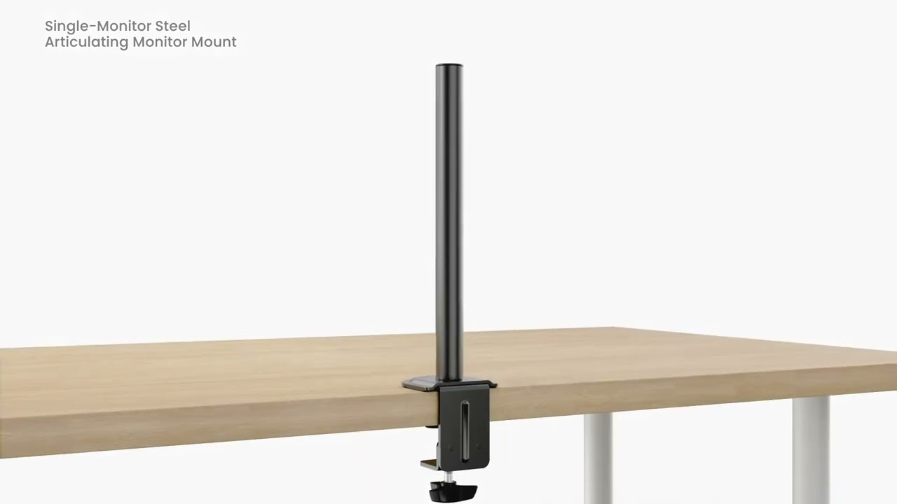 Maclean MC-751N Monitor Desk Mount Holder VESA 75x75 100x100 17"-32" 9kg Rotating Tilting Cable