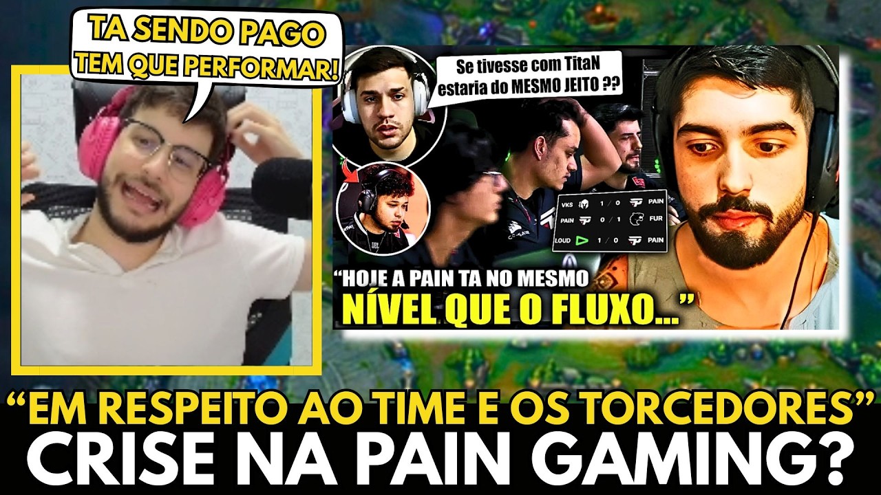 🚨 ELES FICARAM 0-3 E STREAMERS COMENTAM ATUAL SITUAÇÃO DO TIME! JOGADORES ESTÃO DESANIMADOS?