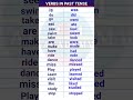 Verbs in Past Tense || Verbs In Their Past Form || English Grammar