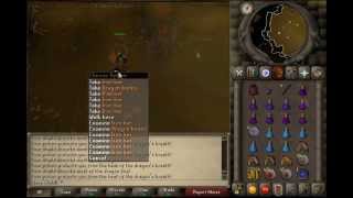 Runescape 2007 - iron dragons / Draconic Visage drop!
