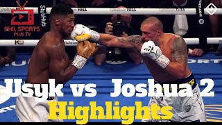 Anthony Joshua vs Oleksandr Usyk 2 - Highlights