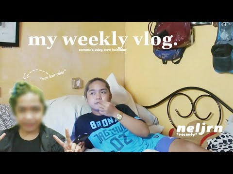 VLOG• a week in My Life, my Simple Mornings, *new hair color* + Eomma's Bday 🌄🏋️| Nel Jaron