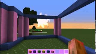 Minecraft - How to Build a Rainbow House