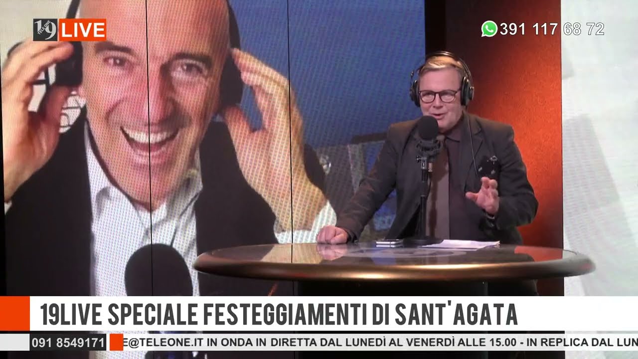 19LIVE SPECIALE FESTEGGIAMENTI DI SANT'AGATA  04 FEBBRAIO 2022