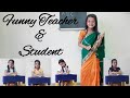 Funny teacher and student mono acting by mihika  hindi  funny skit  students mono acting script