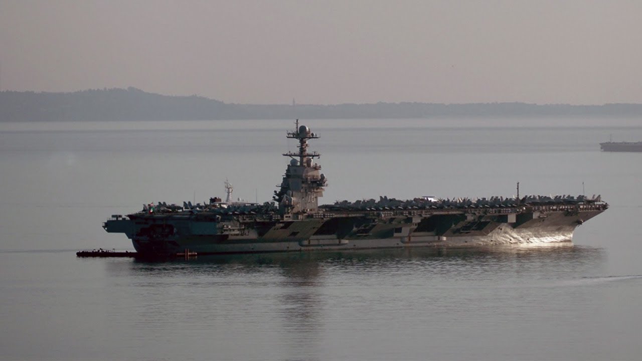 Американский авианосец укрепляет присутствие сил безопасности в водах Карибского бассейна