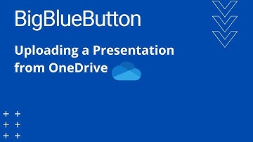 BigBlueButton - Uploading a Presentation from OneDrive (iPad)
