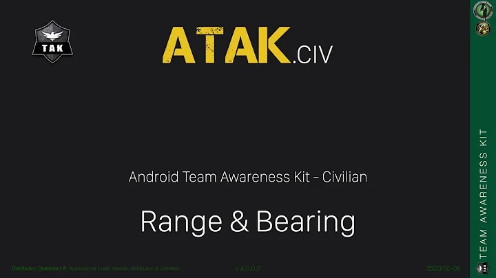 ATAK/CivTAK Range and Bearing Tool Tutorial