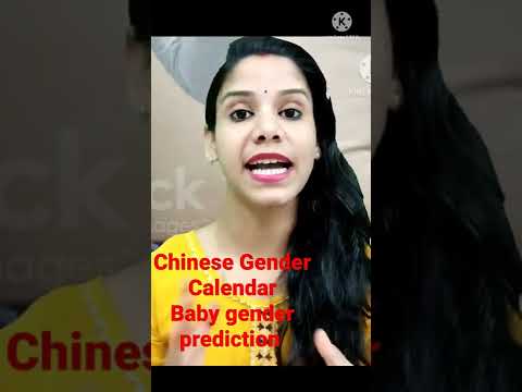 Chinese Gender Calendar
