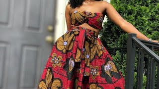 Ankara 2-pieces Outfits / Maxi Skirts And Crop Tops /Flare Skirts Ankara 2-pieces Outfits / Maxi Skirts And Crop Tops /Flare Skirts