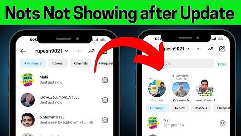 how to fix instagram notes features not showing problem solution