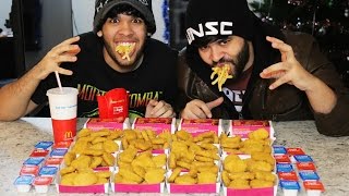 200 McDonalds Nugget Eating Competition! | 9,500 Calories