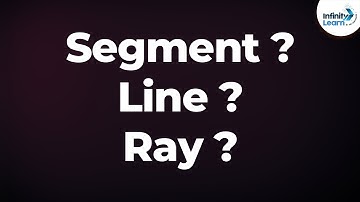 What are Rays, Lines and Line Segments? | Geometry | Don