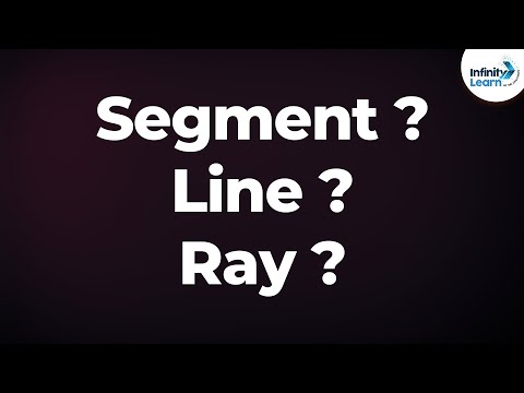 Video: Apakah segmen garisan dan Ray?