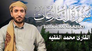 سورة النازعات كاملة (مكتوبة ) للقارئ الشيخ محمد الفقيه _ تلاوة خاشعة ومؤثرة😌💚