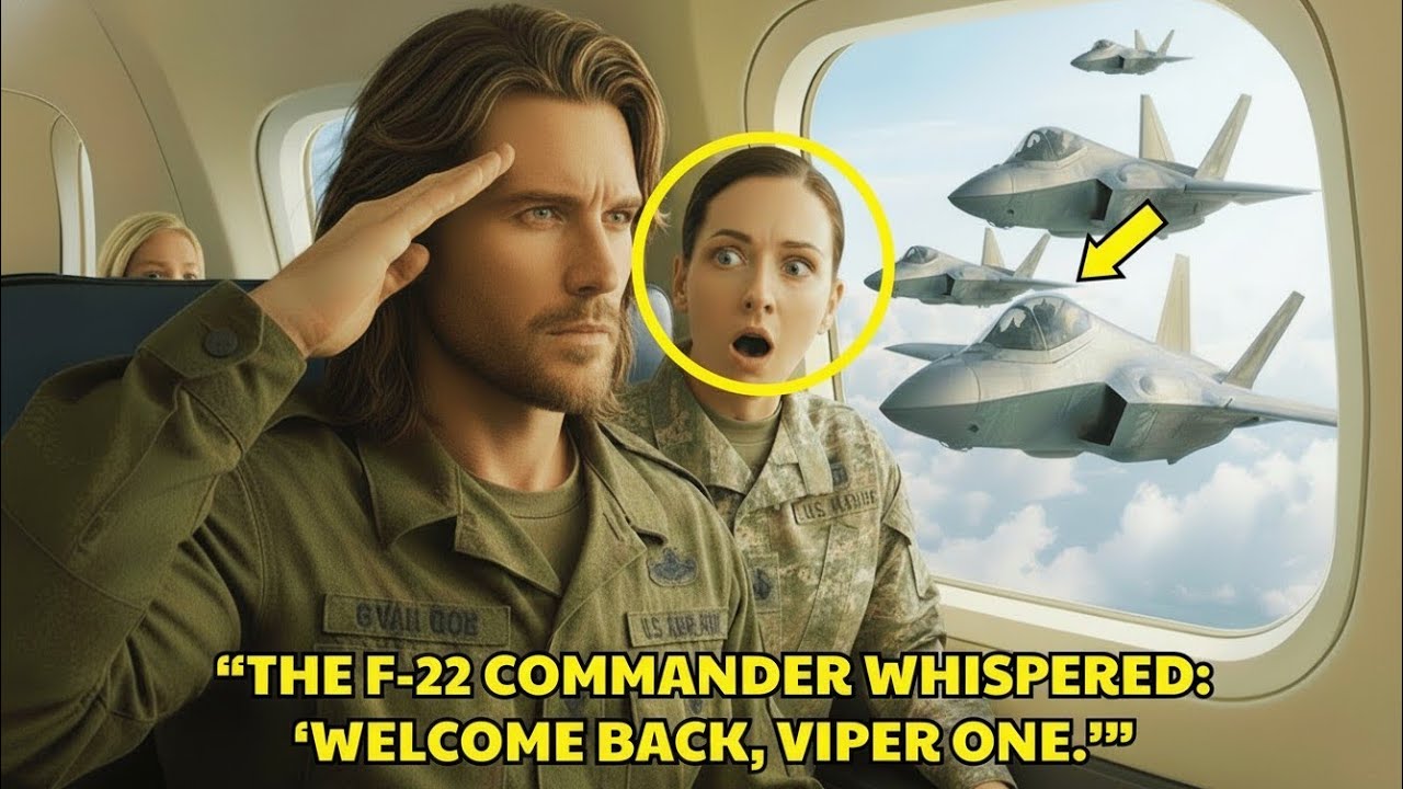 He Was Just a Single Dad in Seat 12F—Until the F-22 Commander Saluted Him as ‘Viper One.
