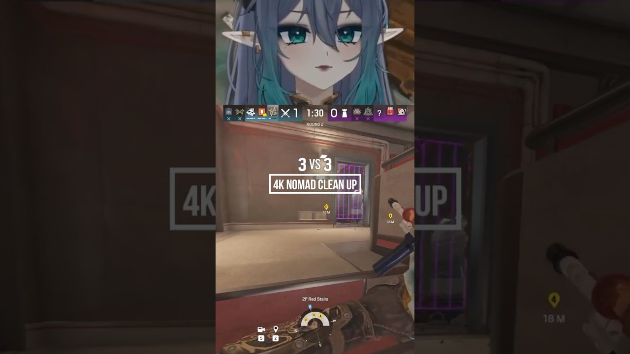 4K Nomad Clean Up. | #Vyvel_ #VTuber Game Featured: #RainbowSixSiege #R6 #Siege