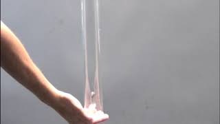 Freier Fall in der Vakuumröhre - Realexperiment