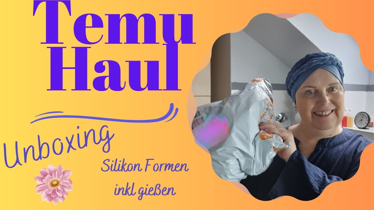 Temu Haul   Silikonformen unboxing