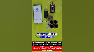 Alexa control Rocket || ESP32 Project Sinric Pro || ESP32 Alexa project || Rocket launch with Alexa