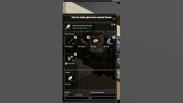 how to make glue #projectzomboid #build42 #b42 #glue #howto