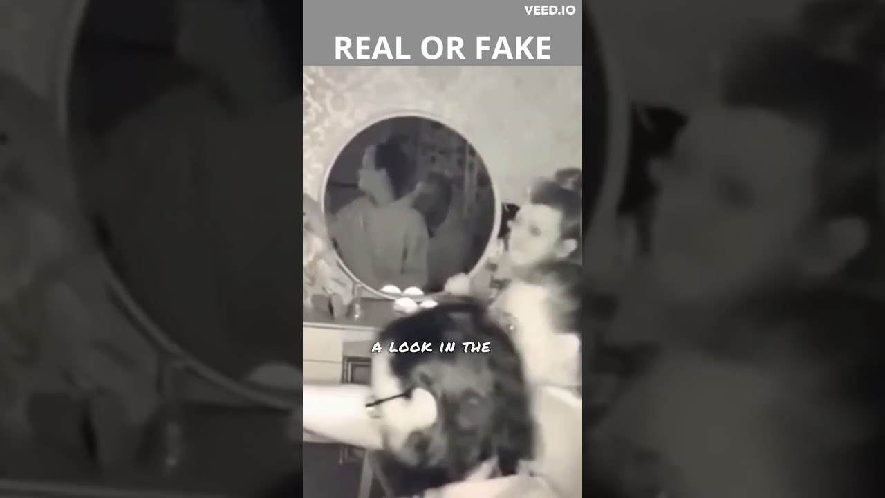 Terrifying Video: Girl's Face Transforms into a Demon in the Mirror 