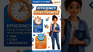 NCERT BST Chapter 1: Efficiency vs Effectiveness Explained Fast 🚀