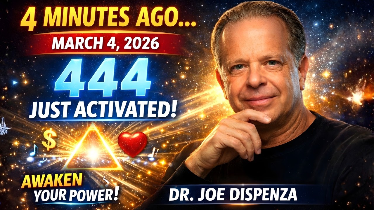 “4 Minutes Ago (March 4, 2026)… 444 Just Activated For You | DR JOE DISPENZA”