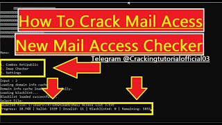 How To Get Mail Access Combolist Using New Mail Access Checker