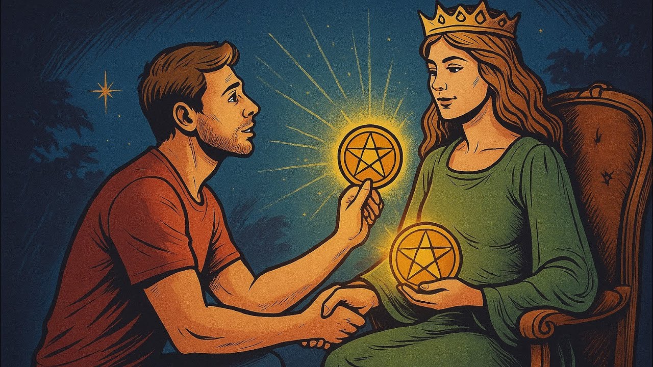 ￼￼Aus dem Träumer wird ein König – bereit, dir zu beweisen, wer er wirklich ist🍀🌺🌈 #Tarot #Liebe👑